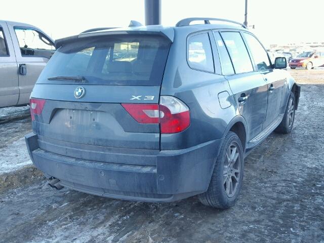 WBXPA73465WC48119 - 2005 BMW X3 2.5I GRAY photo 4