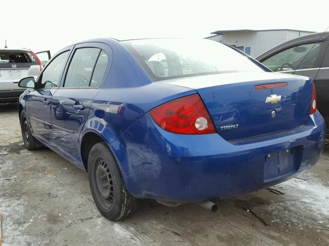 1G1AK52F457561614 - 2005 CHEVROLET COBALT BLUE photo 3