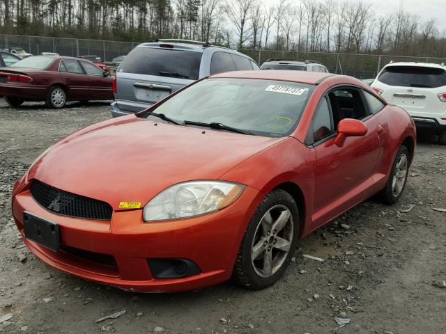 4A3AK24F19E009733 - 2009 MITSUBISHI ECLIPSE GS ORANGE photo 2