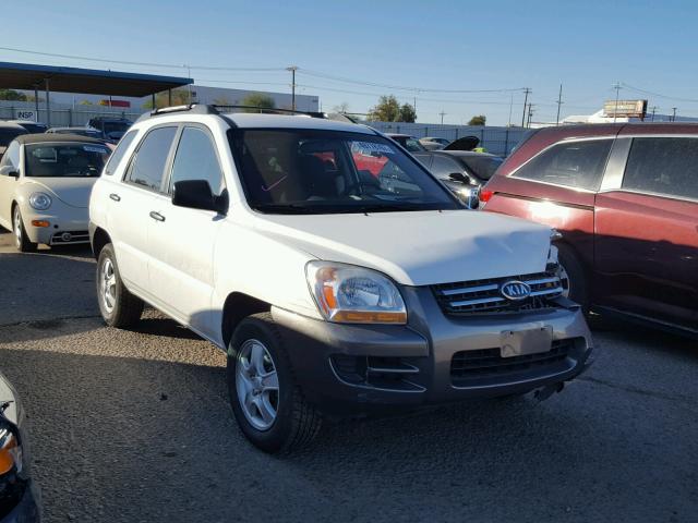 KNDJF724977450081 - 2007 KIA SPORTAGE L WHITE photo 1