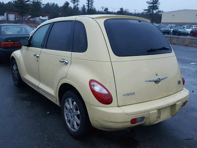 3A4FY58B27T567128 - 2007 CHRYSLER PT CRUISER YELLOW photo 3