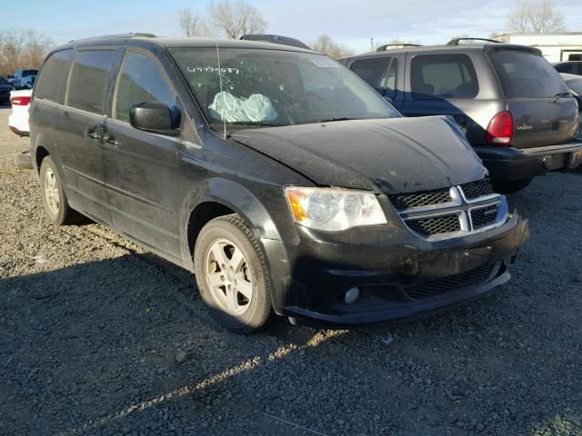 2D4RN5DG2BR662056 - 2011 DODGE GRAND CARA BLACK photo 1