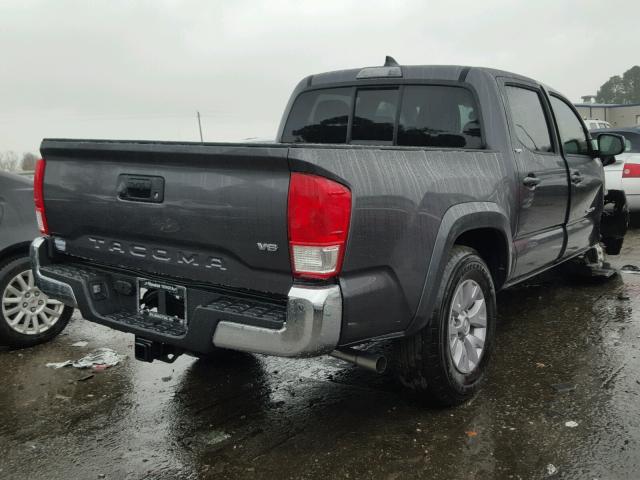 5TFAZ5CN5HX049261 - 2017 TOYOTA TACOMA DOU GRAY photo 4