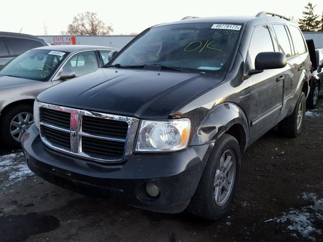 1D8HD48P07F585882 - 2007 DODGE DURANGO SL BLACK photo 2