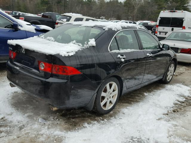 JH4CL96824C015978 - 2004 ACURA TSX BLACK photo 4