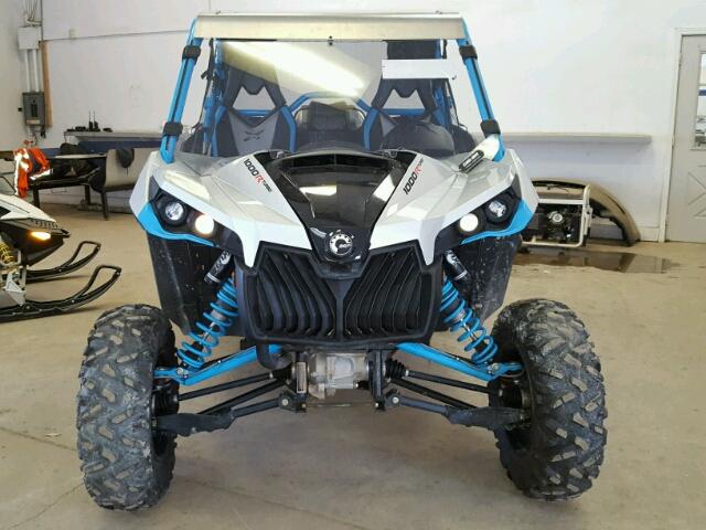 3JBPDAR24GJ000818 - 2016 CAN-AM MAVERICK 1 BLUE photo 9