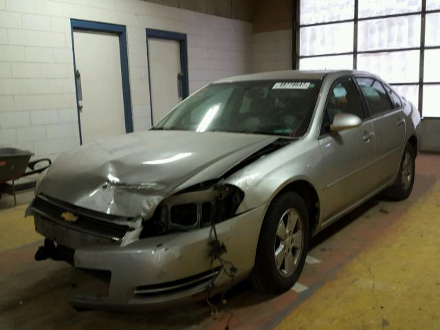 2G1WT58N989240897 - 2008 CHEVROLET IMPALA LT SILVER photo 2