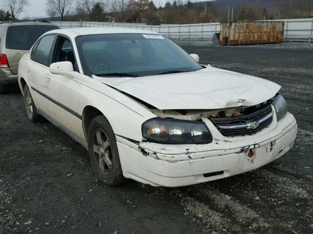 2G1WF55K259362160 - 2005 CHEVROLET IMPALA WHITE photo 1