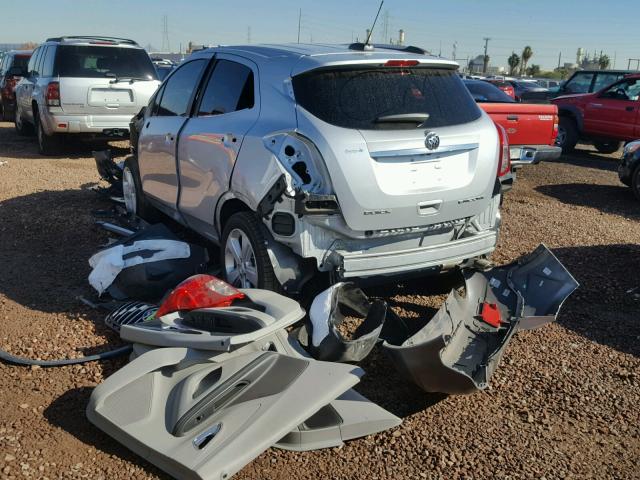 KL4CJASB8FB135684 - 2015 BUICK ENCORE SILVER photo 3