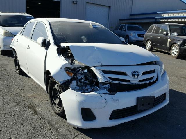 JTDBU4EE9C9170513 - 2012 TOYOTA COROLLA BA WHITE photo 1