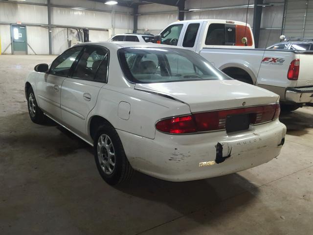 2G4WS52J441309922 - 2004 BUICK CENTURY CU WHITE photo 3