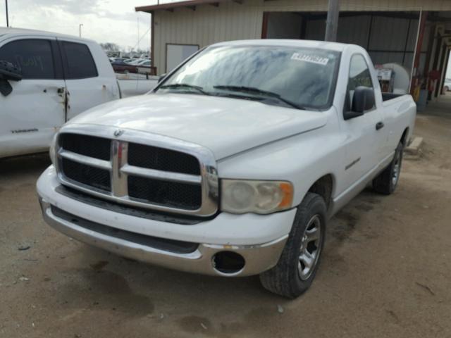 1D7HA16N15J510129 - 2005 DODGE RAM 1500 S WHITE photo 2