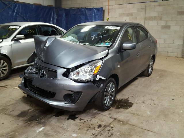 ML32F3FJ3JHF01966 - 2018 MITSUBISHI MIRAGE G4 GRAY photo 2