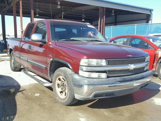 2GCEC19T1X1111123 - 1999 CHEVROLET SILVERADO BURGUNDY photo 1