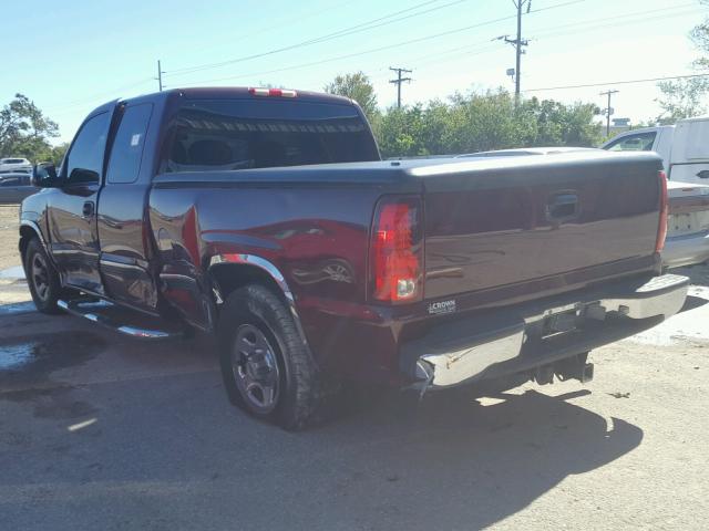 2GCEC19T1X1111123 - 1999 CHEVROLET SILVERADO BURGUNDY photo 3