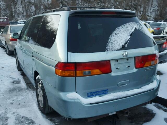 5FNRL18674B080093 - 2004 HONDA ODYSSEY EX GRAY photo 3