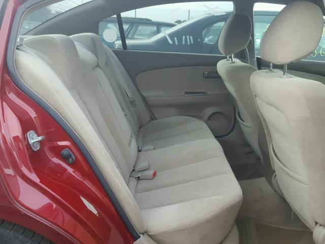 1N4AL11DX6N428937 - 2006 NISSAN ALTIMA S RED photo 6