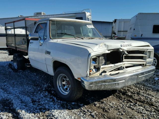 1B7GE16X6LS693546 - 1990 DODGE D-SERIES D WHITE photo 1