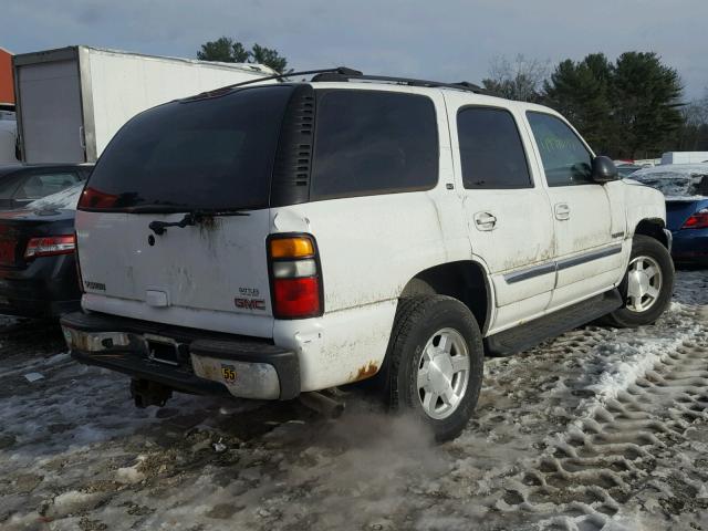 1GKEK13T44R222820 - 2004 GMC YUKON WHITE photo 4