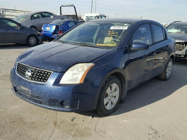 3N1AB61E98L756357 - 2008 NISSAN SENTRA 2.0 BLUE photo 2