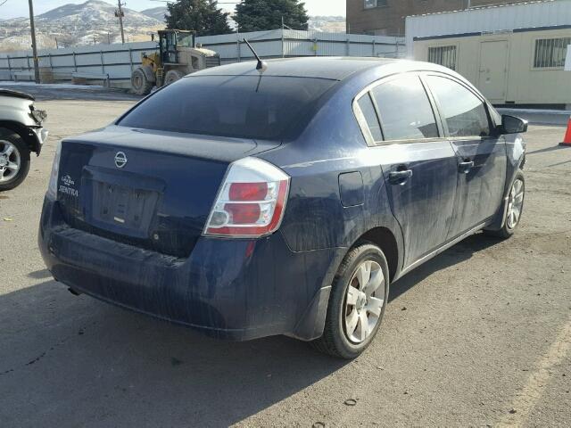 3N1AB61E98L756357 - 2008 NISSAN SENTRA 2.0 BLUE photo 4