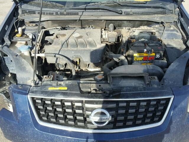 3N1AB61E98L756357 - 2008 NISSAN SENTRA 2.0 BLUE photo 7