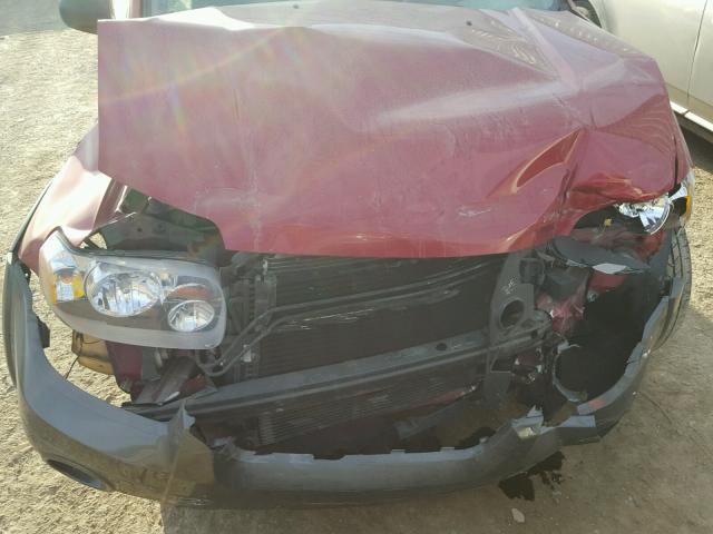 1FMCU03145KA22788 - 2005 FORD ESCAPE XLT RED photo 7