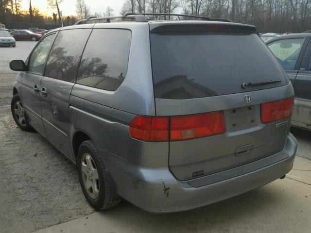 2HKRL1862YH601843 - 2000 HONDA ODYSSEY EX SILVER photo 3