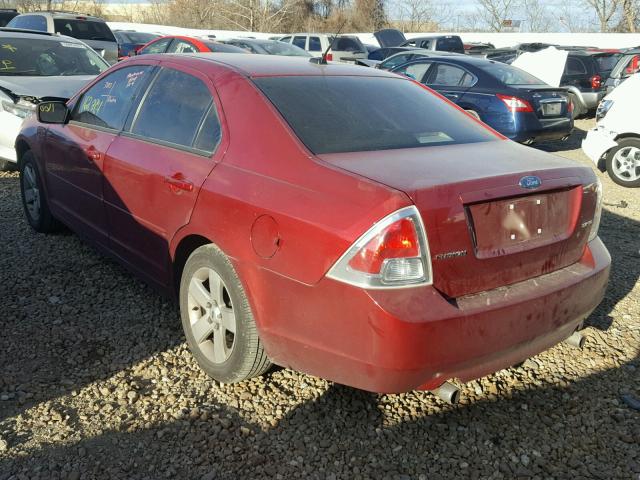 3FAHP07157R181724 - 2007 FORD FUSION SE RED photo 3