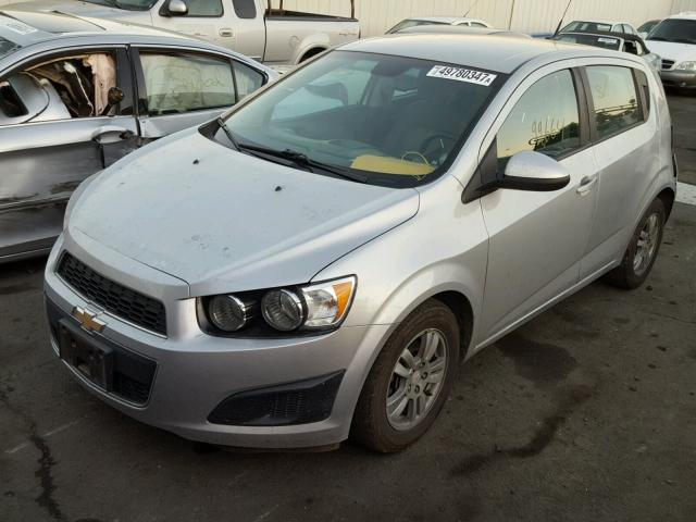 1G1JB6SHXC4111813 - 2012 CHEVROLET SONIC LS SILVER photo 2