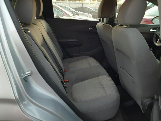 1G1JB6SHXC4111813 - 2012 CHEVROLET SONIC LS 银色 照片 6