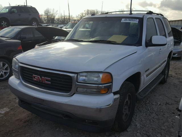 1GKEK13T05R137846 - 2005 GMC YUKON WHITE photo 2