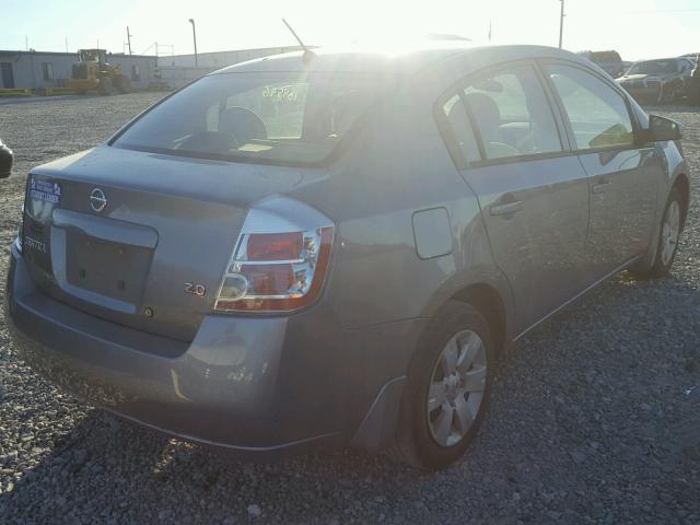 3N1AB61E57L667853 - 2007 NISSAN SENTRA 2.0 GRAY photo 4