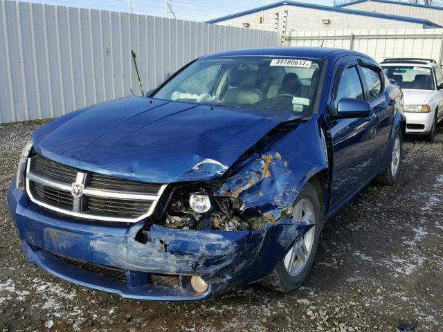 1B3CC5FBXAN159690 - 2010 DODGE AVENGER R/ BLUE photo 2