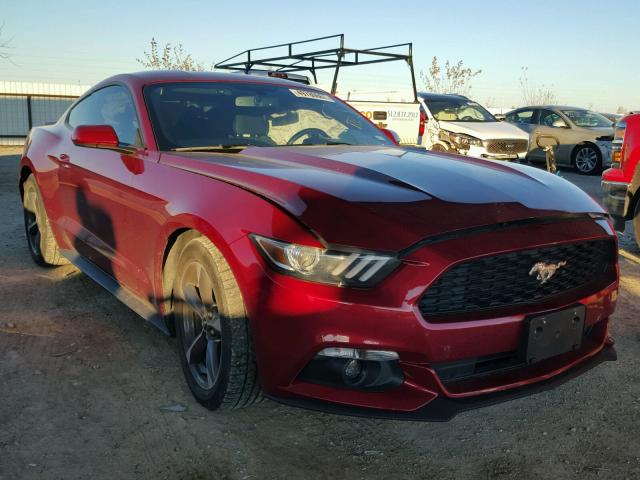 1FA6P8AM5F5369590 - 2015 FORD MUSTANG RED photo 1