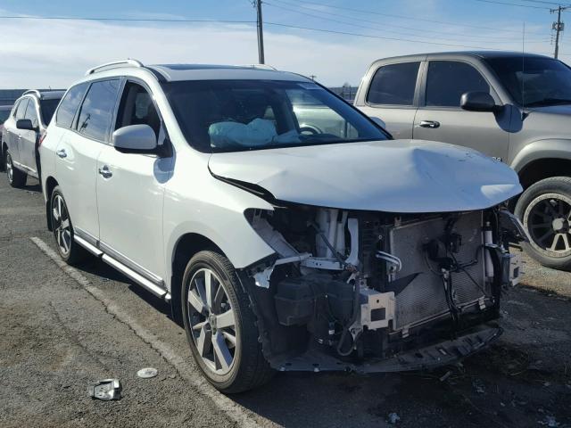 5N1AR2MN0EC694136 - 2014 NISSAN PATHFINDER WHITE photo 1