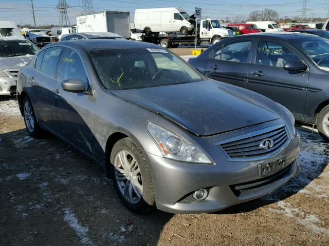 JN1CV6ARXDM761828 - 2013 INFINITI G37 GRAY photo 1