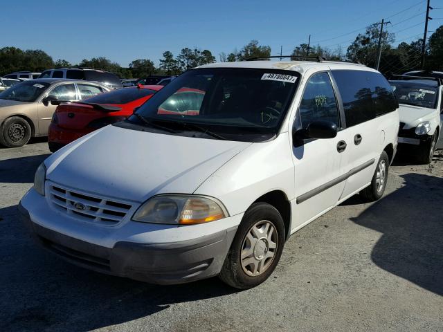 2FMZA5141YBA00582 - 2000 FORD WINDSTAR L WHITE photo 2