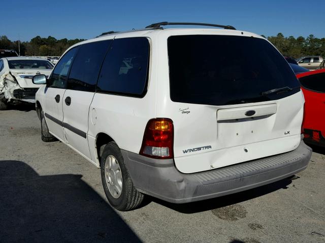 2FMZA5141YBA00582 - 2000 FORD WINDSTAR L WHITE photo 3