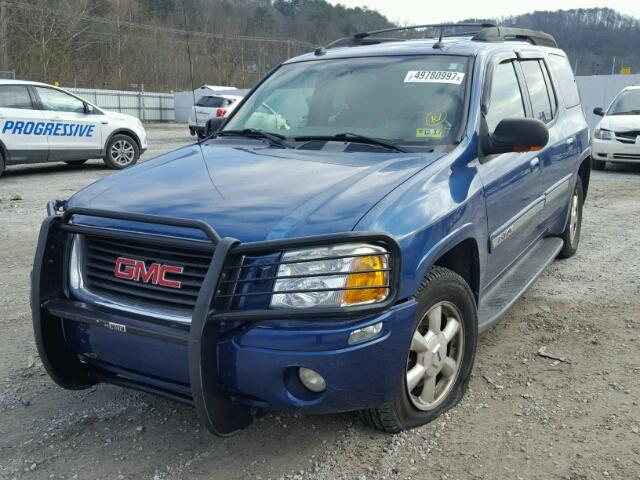 1GKET16S456159656 - 2005 GMC ENVOY XL BLUE photo 2