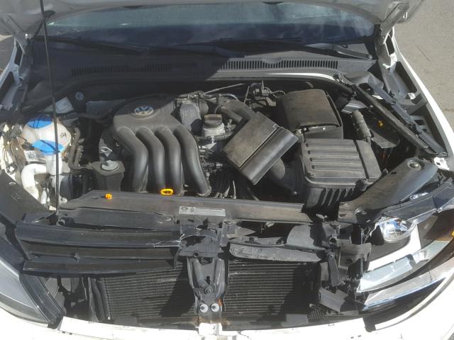 3VW2K7AJXBM305960 - 2011 VOLKSWAGEN JETTA BASE WHITE photo 7