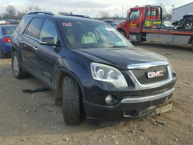 1GKEV33778J155138 - 2008 GMC ACADIA SLT BLACK photo 1