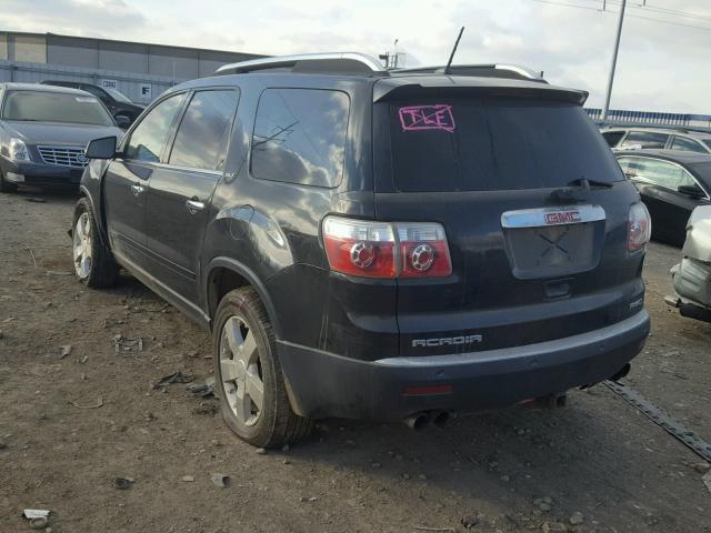 1GKEV33778J155138 - 2008 GMC ACADIA SLT BLACK photo 3