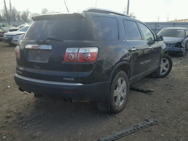 1GKEV33778J155138 - 2008 GMC ACADIA SLT BLACK photo 4