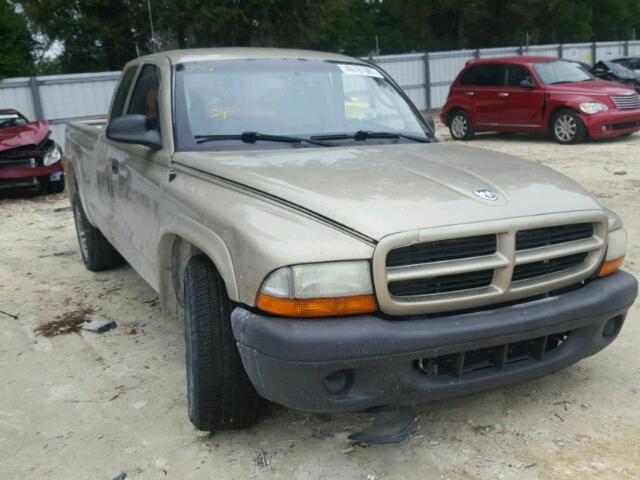 1D7HL12XX3S367755 - 2003 DODGE DAKOTA SXT GOLD photo 1