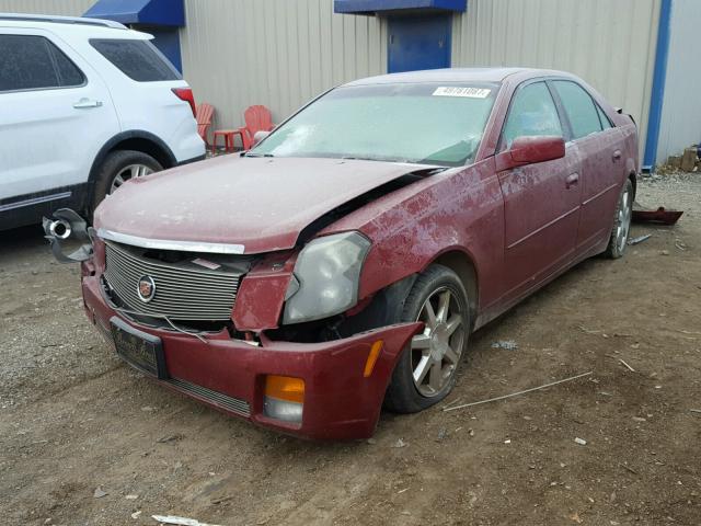 1G6DP567550111944 - 2005 CADILLAC CTS HI FEA BURGUNDY photo 2