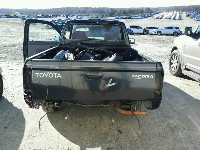 4TANL42N7XZ551881 - 1999 TOYOTA TACOMA BLACK photo 6