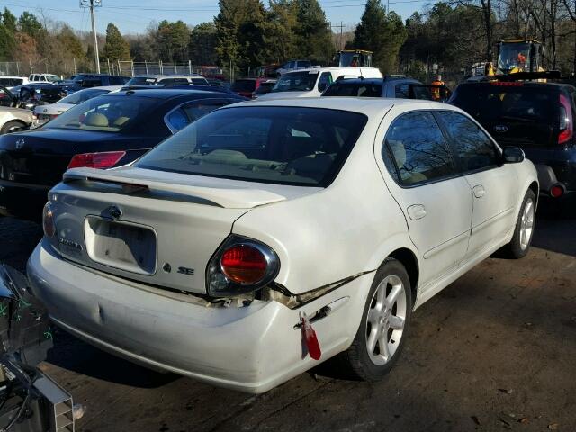 JN1DA31D13T508789 - 2003 NISSAN MAXIMA GLE WHITE photo 4