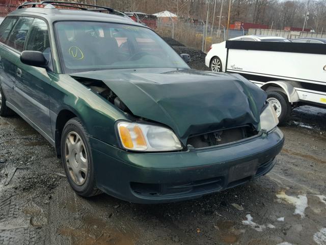 4S3BH635027301874 - 2002 SUBARU LEGACY L GREEN photo 9