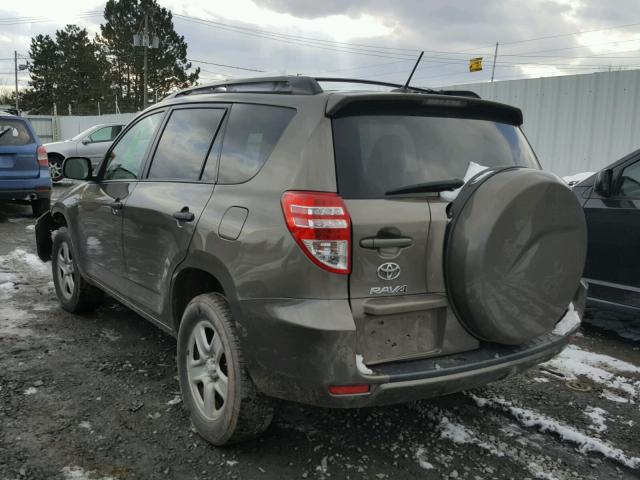 2T3BF4DV4CW238079 - 2012 TOYOTA RAV4 BROWN photo 3